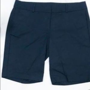 Ann Taylor Navy Blue Boardwalk Shorts Sz 12 EUC